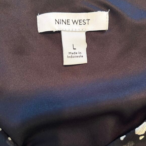 Nine West Size Lg Womens Blouse Career Business Casual Preppy Suit Separate - Picture 2 of 5